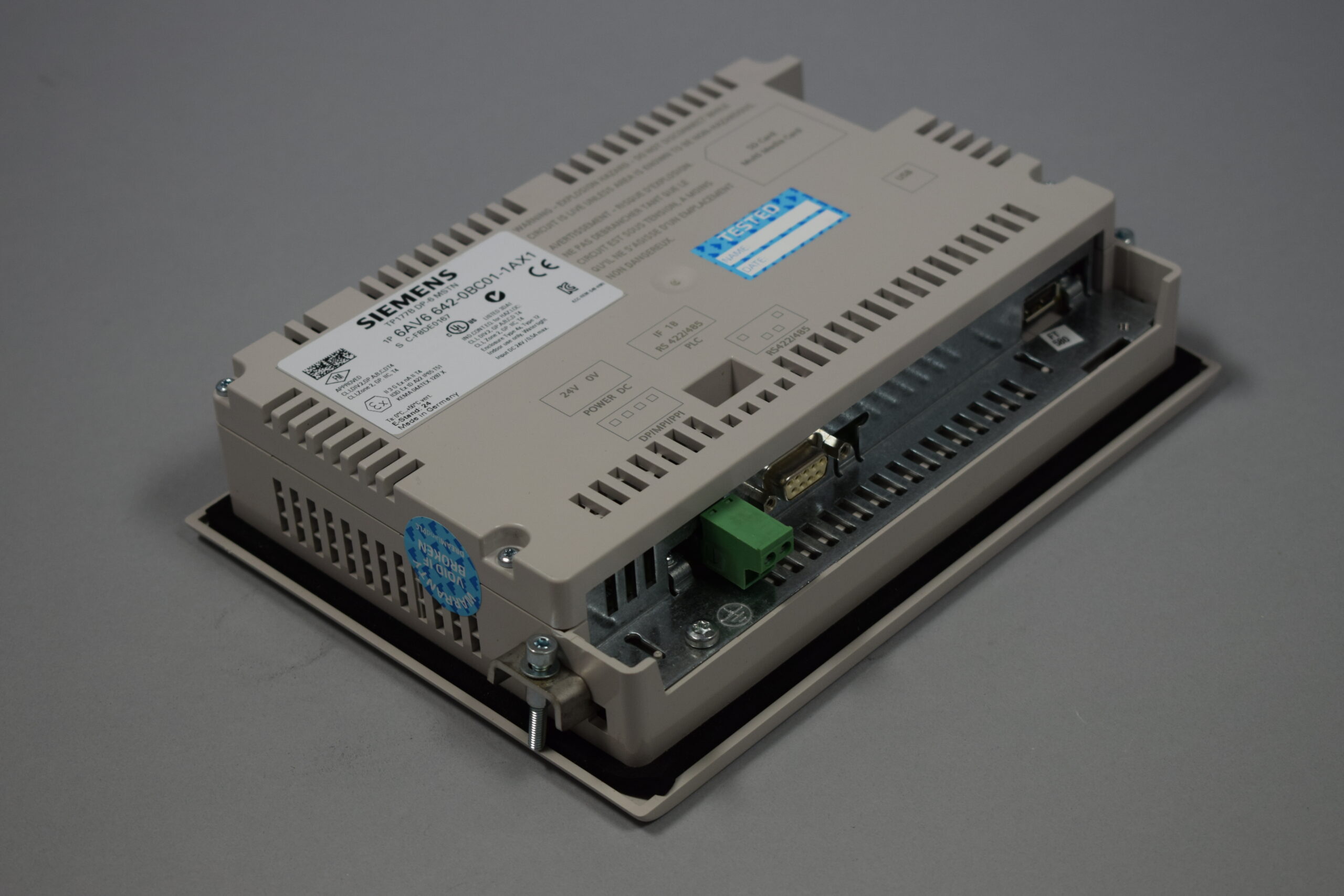 SIEMENS 6AV6642-0BC01-1AX1 Touch Panel Operator Terminal